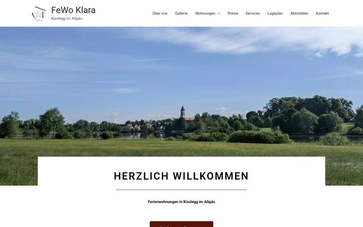 Screenshot of fewoklara.de