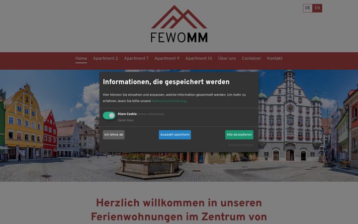 Screenshot of fewomm.de