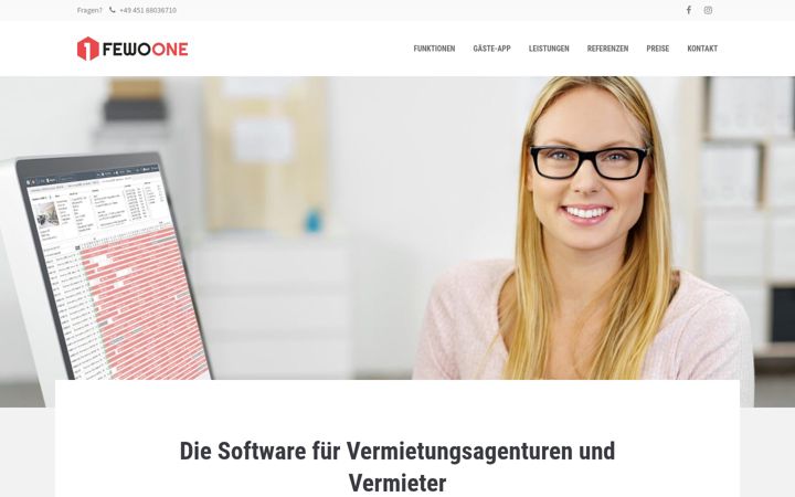 Screenshot of fewoone.de