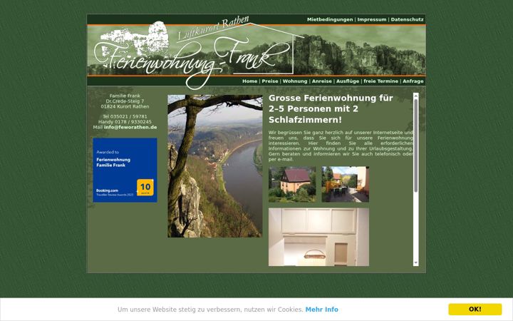 Screenshot of feworathen.de