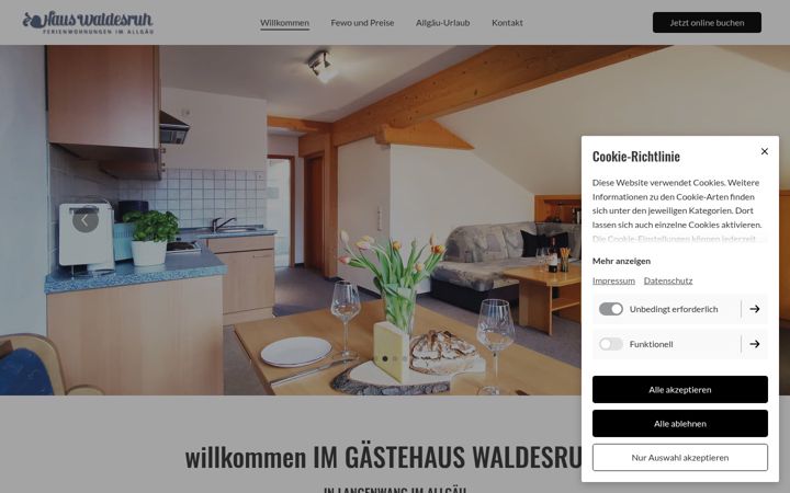 Screenshot of fewowaldesruh.de