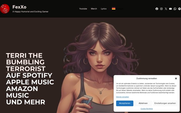 Screenshot of fexxo.net