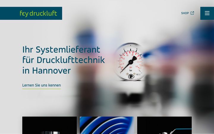 Screenshot of fey-druckluft.de