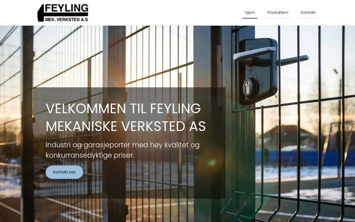 Screenshot of feyling-mek.no