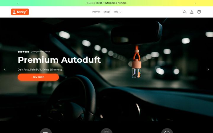 Screenshot of fezzy.at