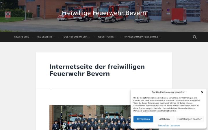 Screenshot of ff-bevern.de
