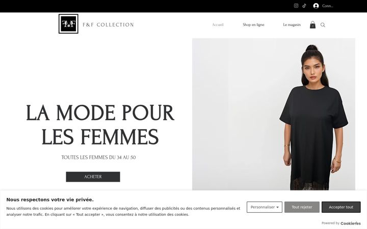 Screenshot of ff-collection.fr