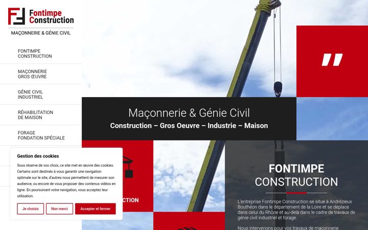 Screenshot of ff-construction.com
