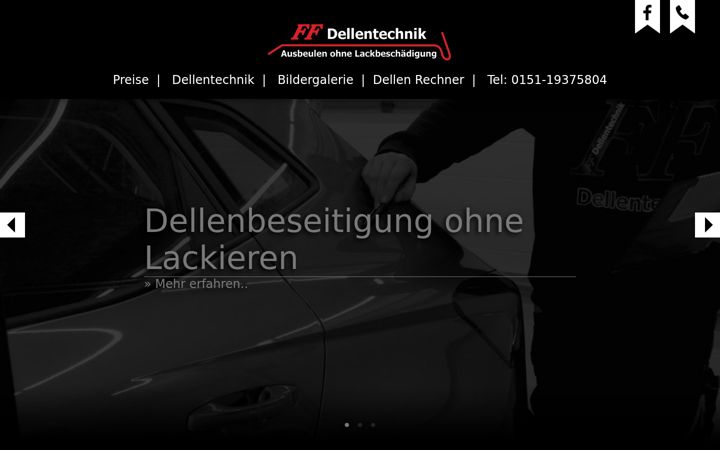 Screenshot of ff-dellentechnik.de