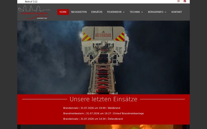 Screenshot of ff-eilenburg.de