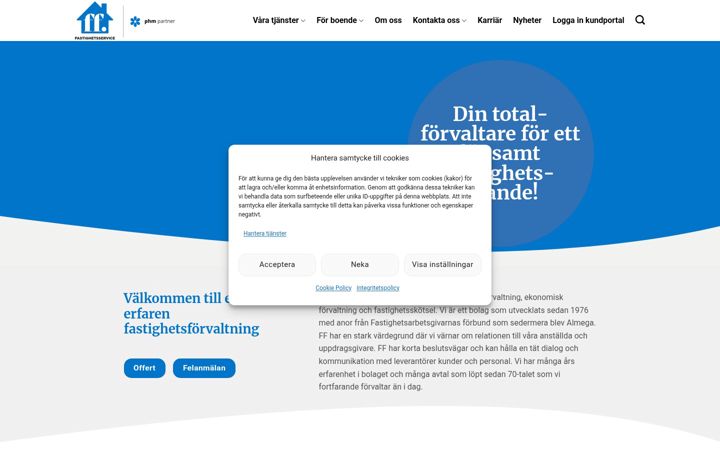 Screenshot of ff-fastighetsservice.se