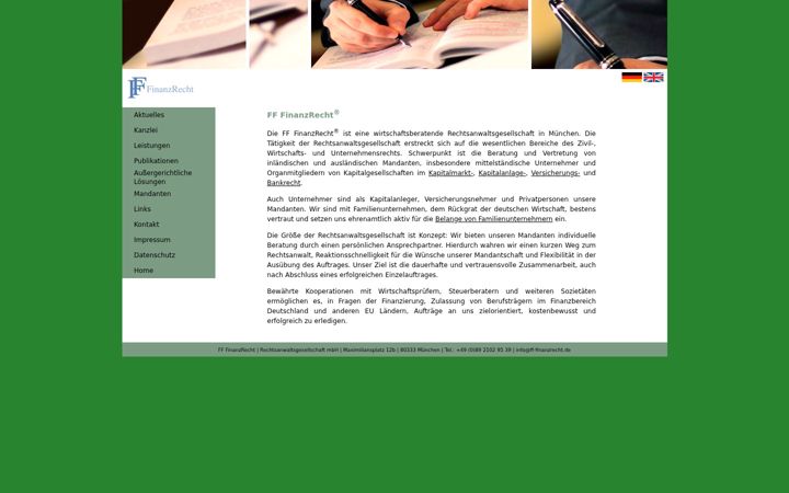 Screenshot of ff-finanzrecht.de