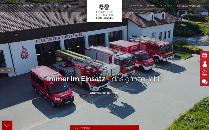 Screenshot of ff-fuerstenzell.de