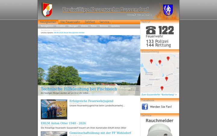 Screenshot of ff-gussendorf.at