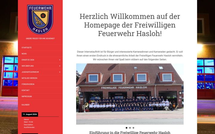 Screenshot of ff-hasloh.de