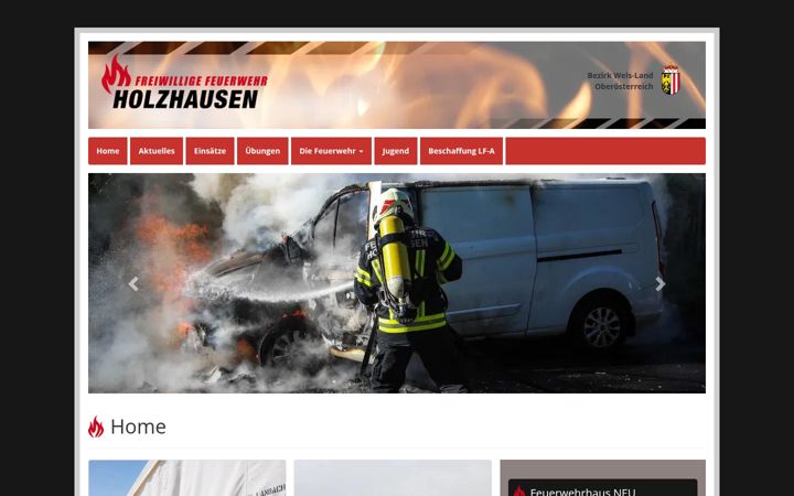 Screenshot of ff-holzhausen.at