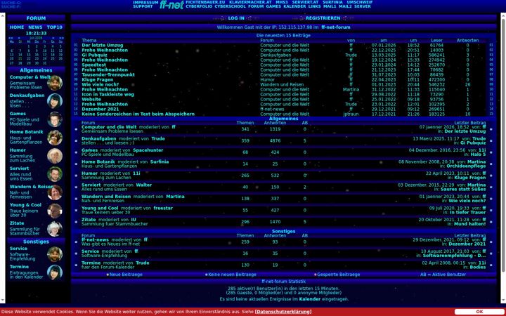 Screenshot of ff-net.at