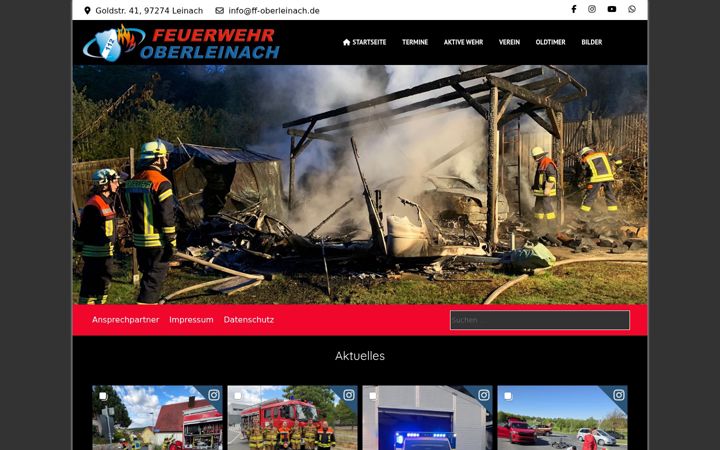Zrzut ekranu ff-oberleinach.de