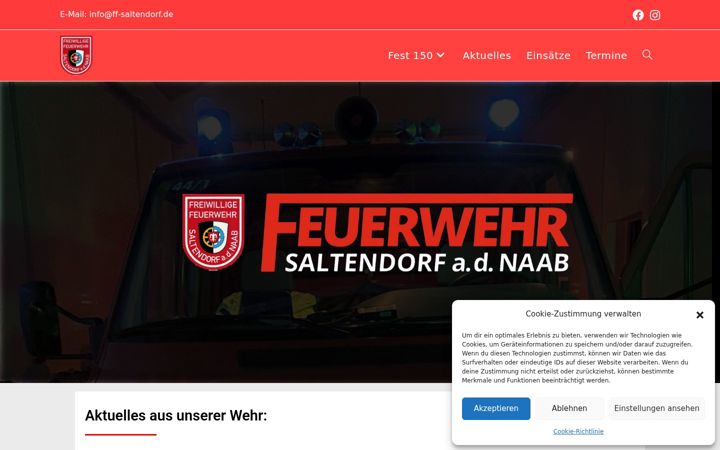 Screenshot of ff-saltendorf.de