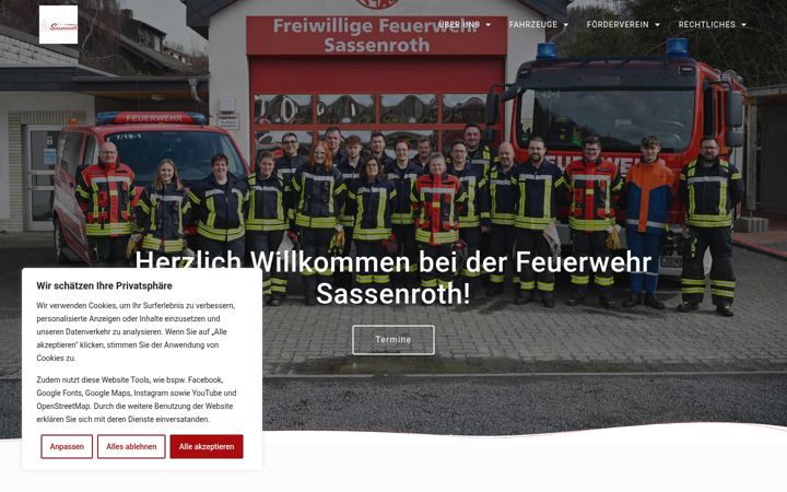 Zrzut ekranu ff-sassenroth.de