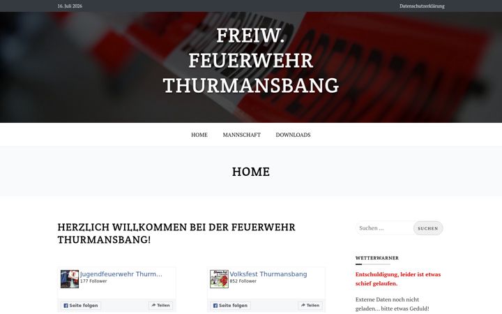 Screenshot ta' ff-thurmansbang.de