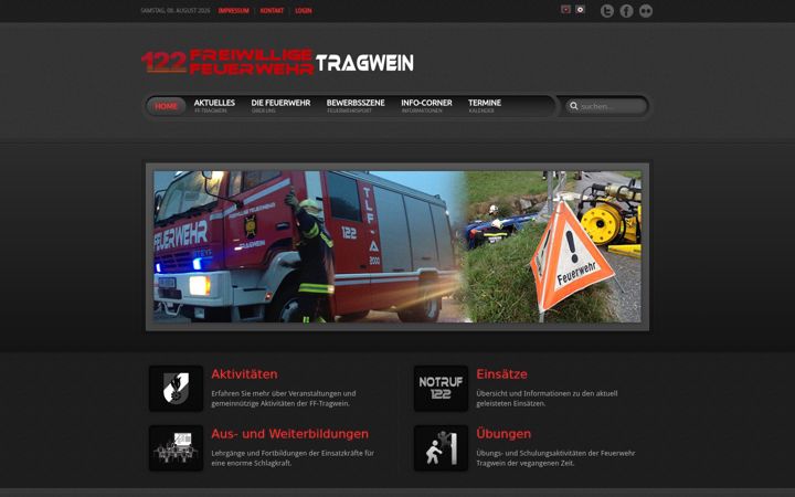 Screenshot of ff-tragwein.at