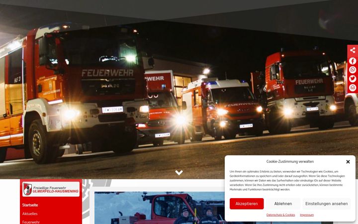 Screenshot of ff-ulmerfeld.at