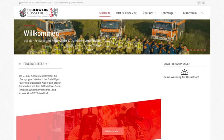 Screenshot of ff-unterbach.de