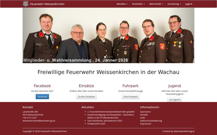 Screenshot of ff-weissenkirchen.info