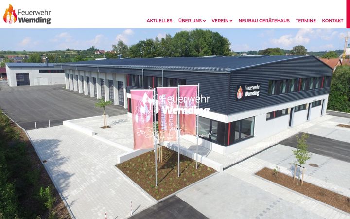 Screenshot of ff-wemding.de