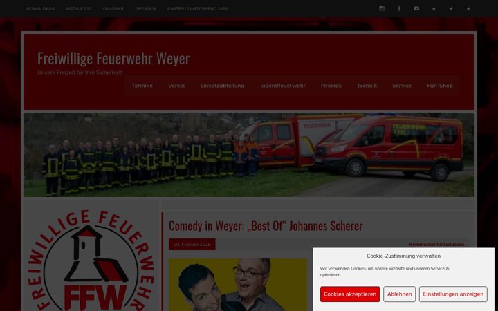 Screenshot di ff-weyer.de