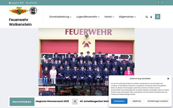 Screenshot of ff-wolkenstein.de