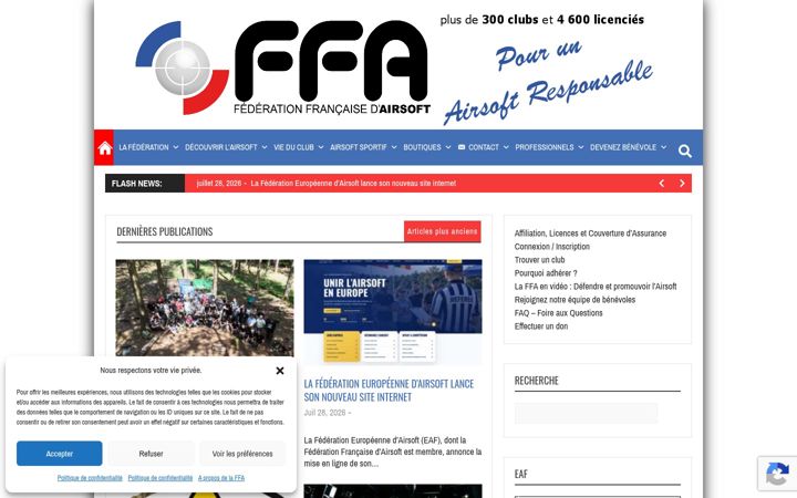 Screenshot of ffairsoft.org