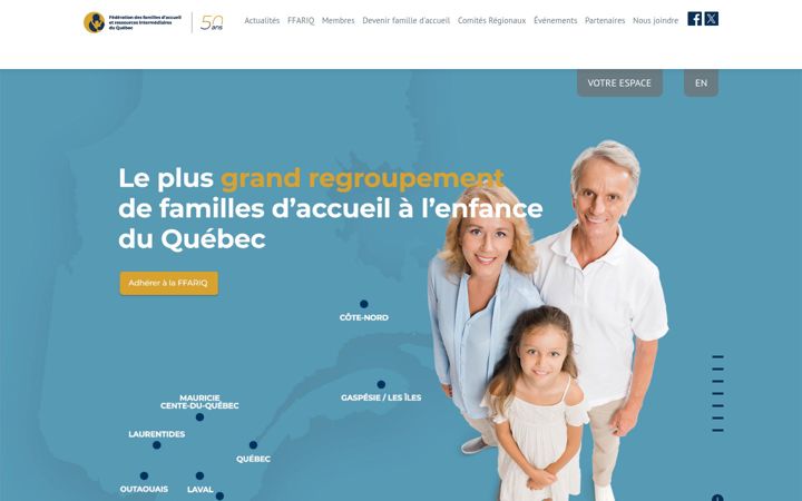 Screenshot of ffariq.org