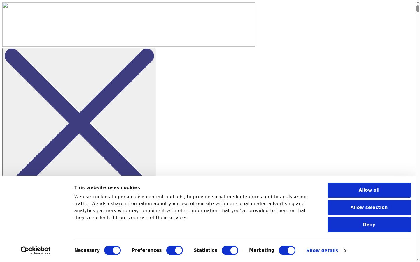 Screenshot tal-banner tal-kunsens muri qabel kwalunkwe interazzjoni