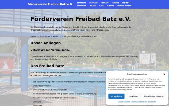 Screenshot of ffbatz.de