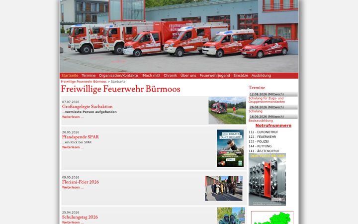 Screenshot of ffbuermoos.at