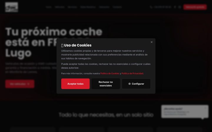 Screenshot ta' ffcars.es