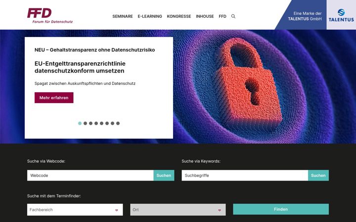 Screenshot of ffd-seminare.de