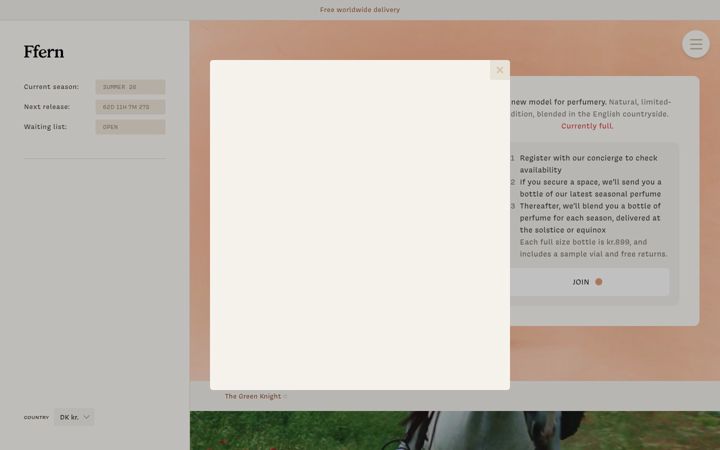 Screenshot of ffern.co