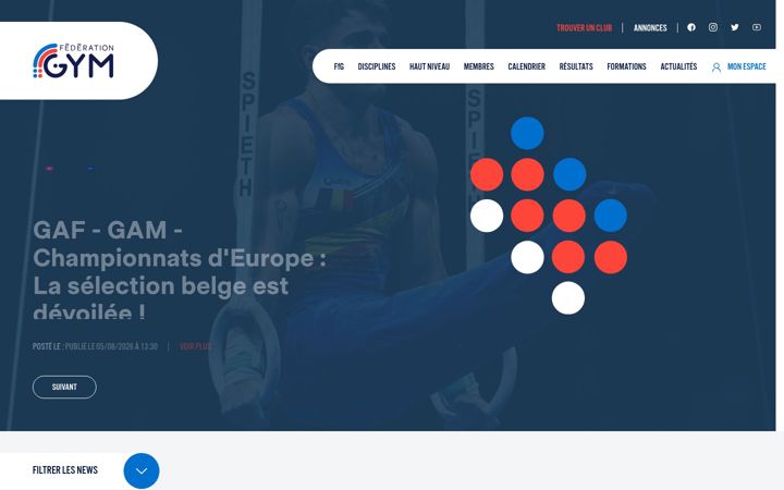 Screenshot of ffgym.be