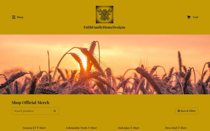 Screenshot of ffhdesigns.store