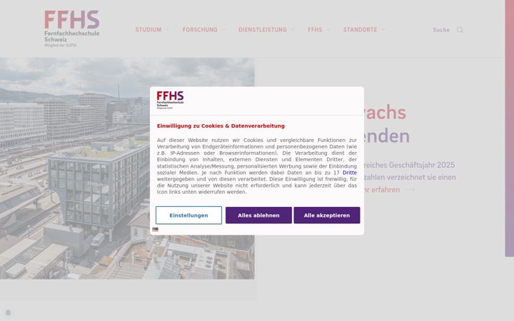 Screenshot of ffhs.ch