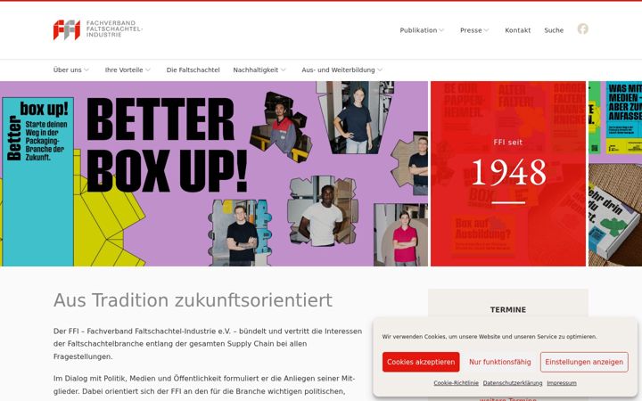 Screenshot of ffi.de