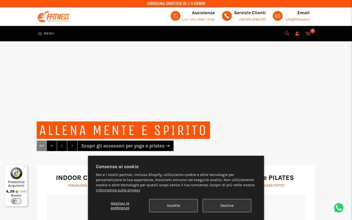 Screenshot of ffitness.it