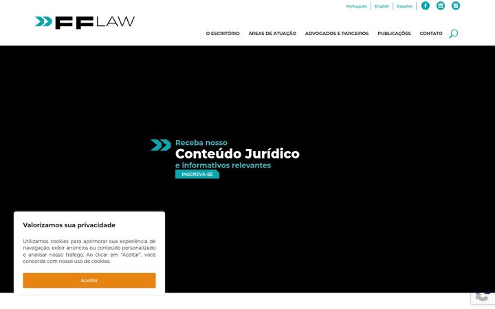 Screenshot di fflaw.com.br