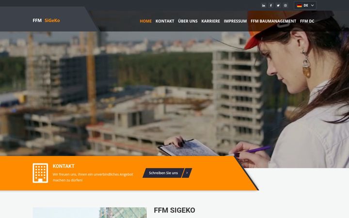 Screenshot of ffm-sigeko.de