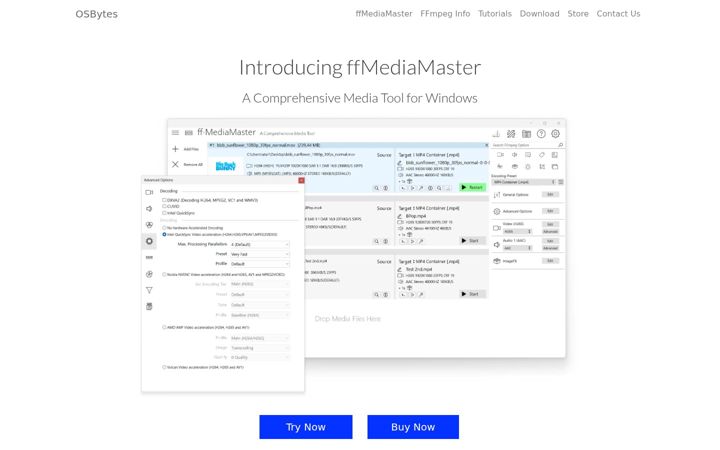 Screenshot of ffmediamaster.com