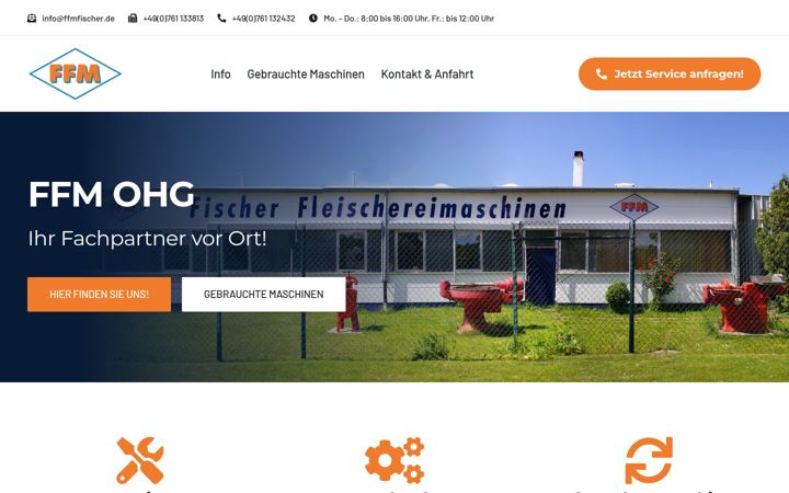 Screenshot of ffmfischer.de