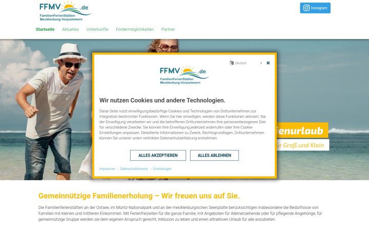 Screenshot of ffmv.de